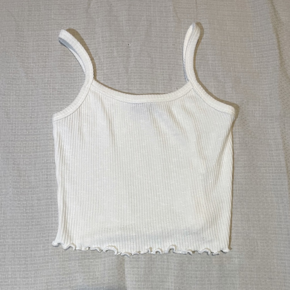 White Crop Top